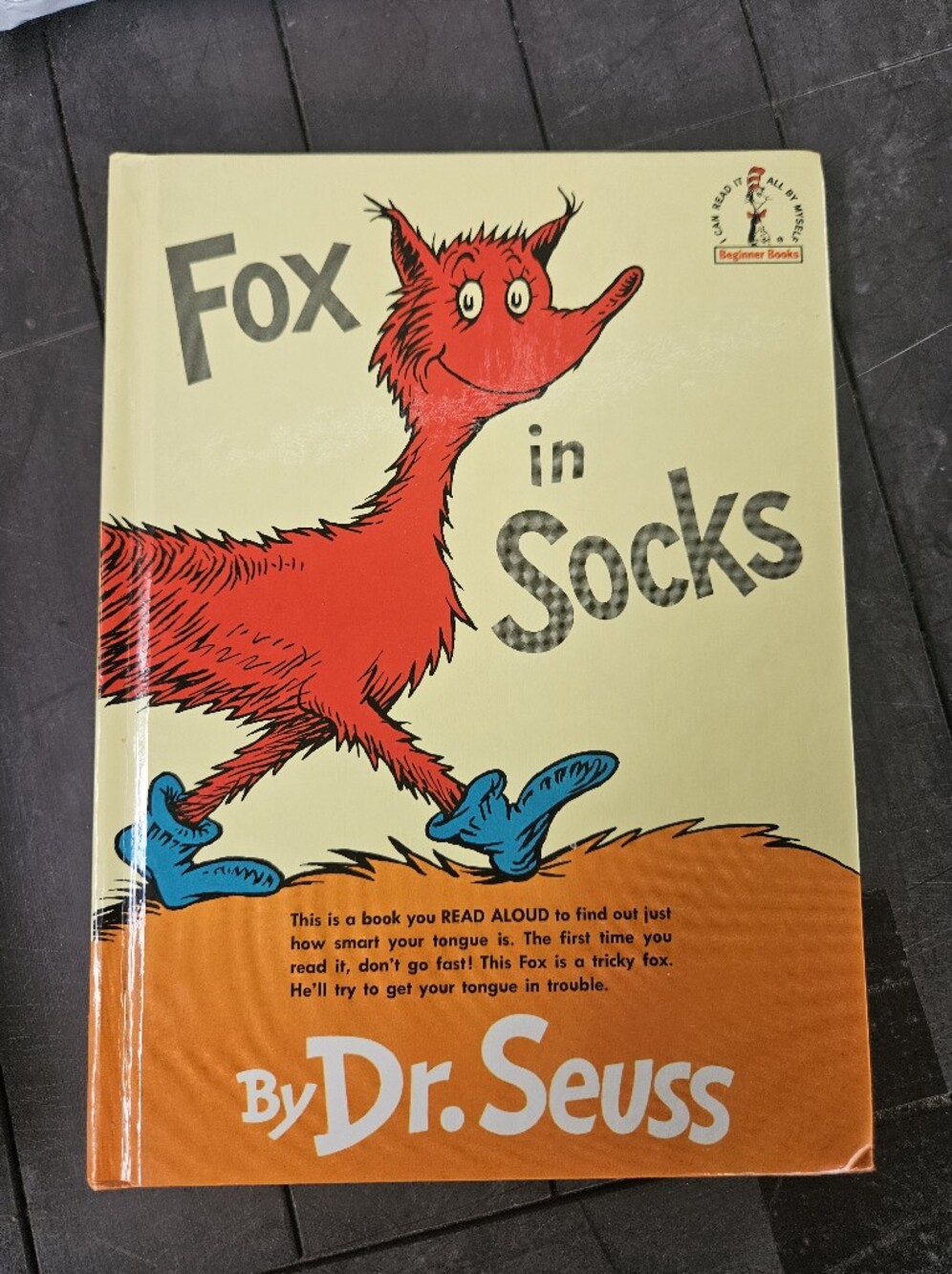 Vintage Dr. Seuss Fox in Socks Beginner Books Hardcover